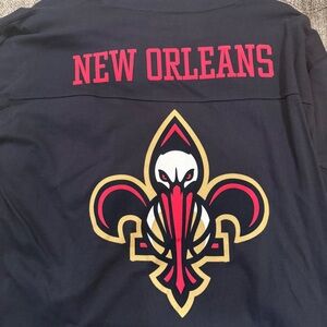 New Orleans Pelicans Navy Spirit Jersey Top